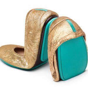 Gold Tieks, ballet flats size 10